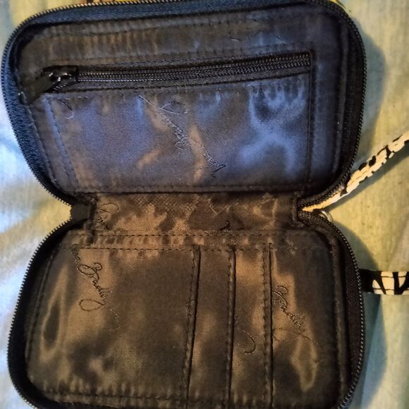 Vera Bradley Smartphone Wristlet in Citron Retired 100% Cotton Multicolor Floral - Picture 5 of 8